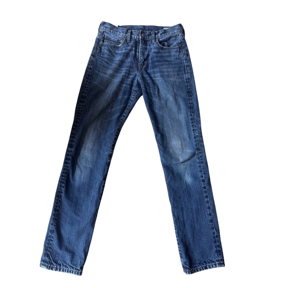 J.Crew | Kaihara Denim Medium Rinse Lined Straight Leg Style 770 Jeans | 29x32